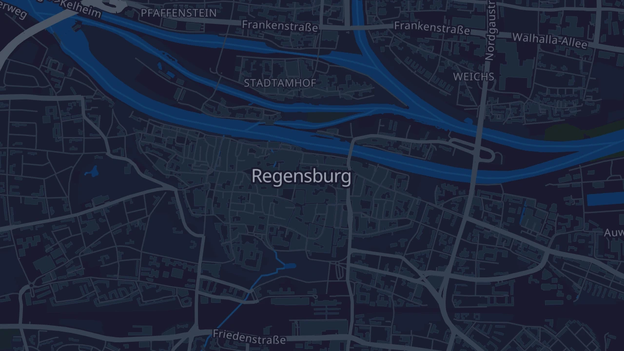 Karte von Regensburg