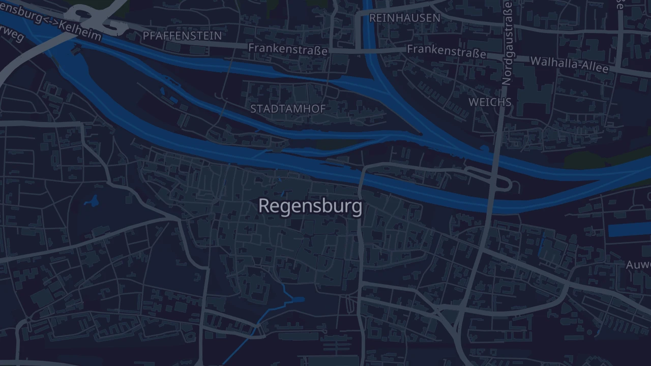 Karte von Regensburg