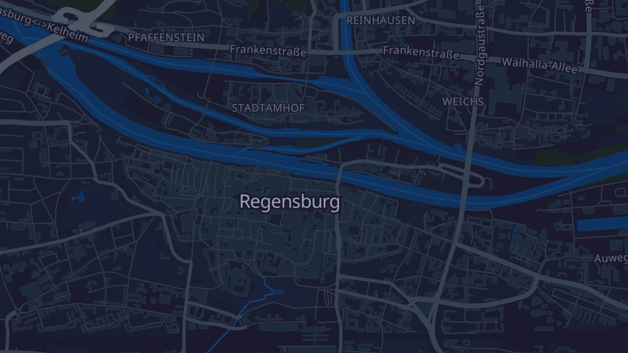 Karte von Regensburg