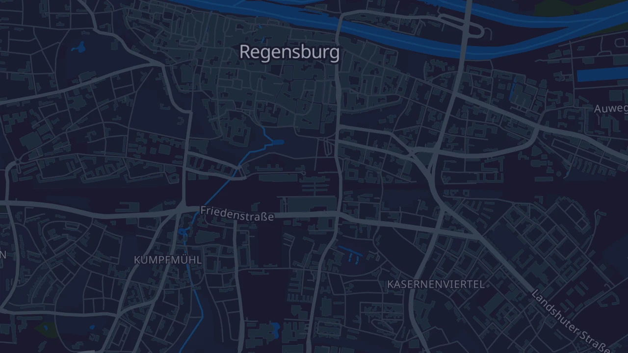 Karte von Regensburg