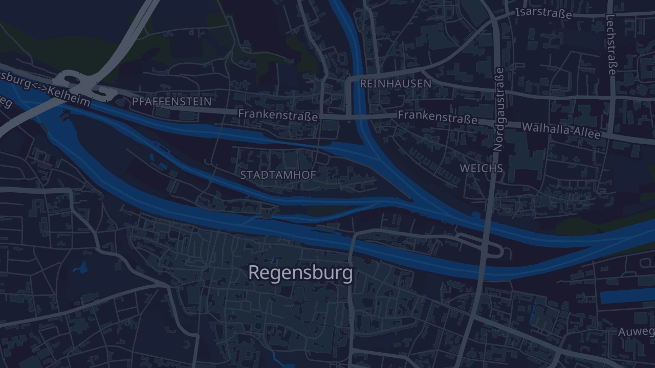 Karte von Regensburg