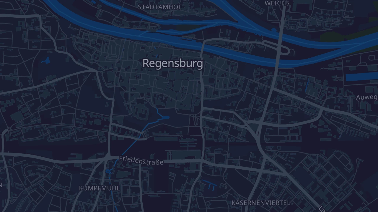 Karte von Regensburg