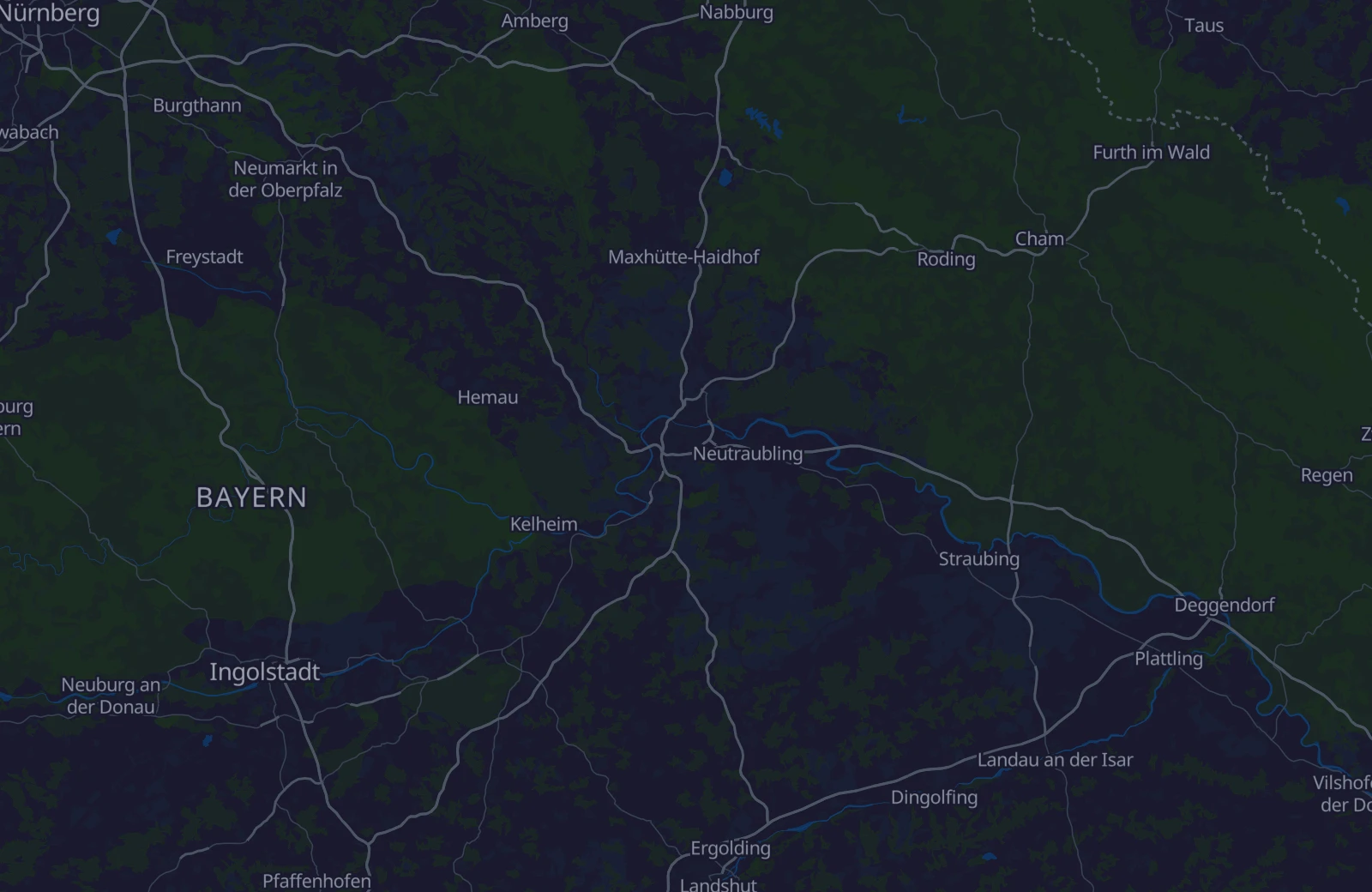 Karte: Umkreis von 32 km