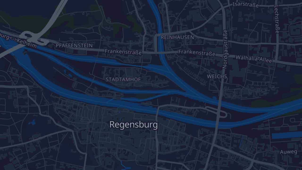 Karte von Regensburg