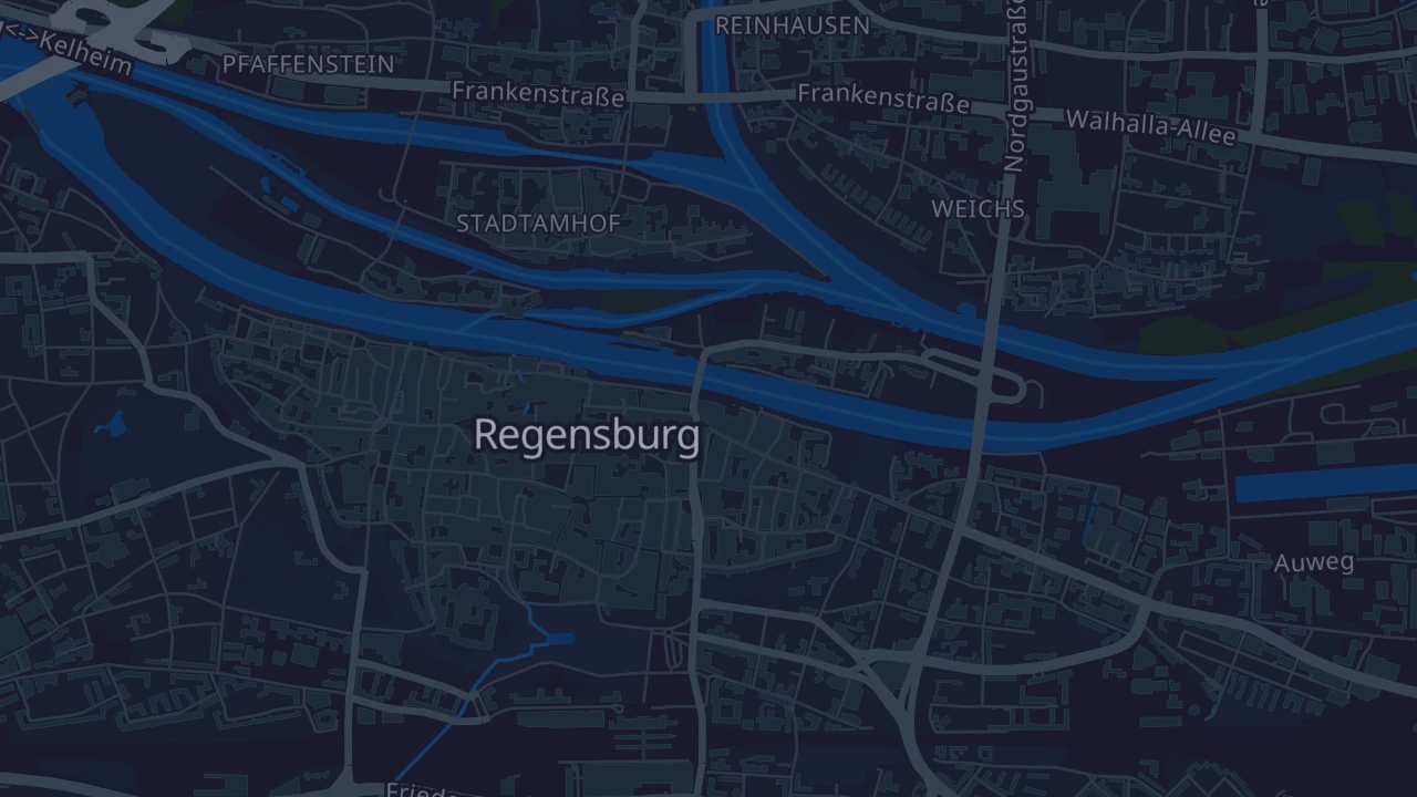 Karte von Regensburg