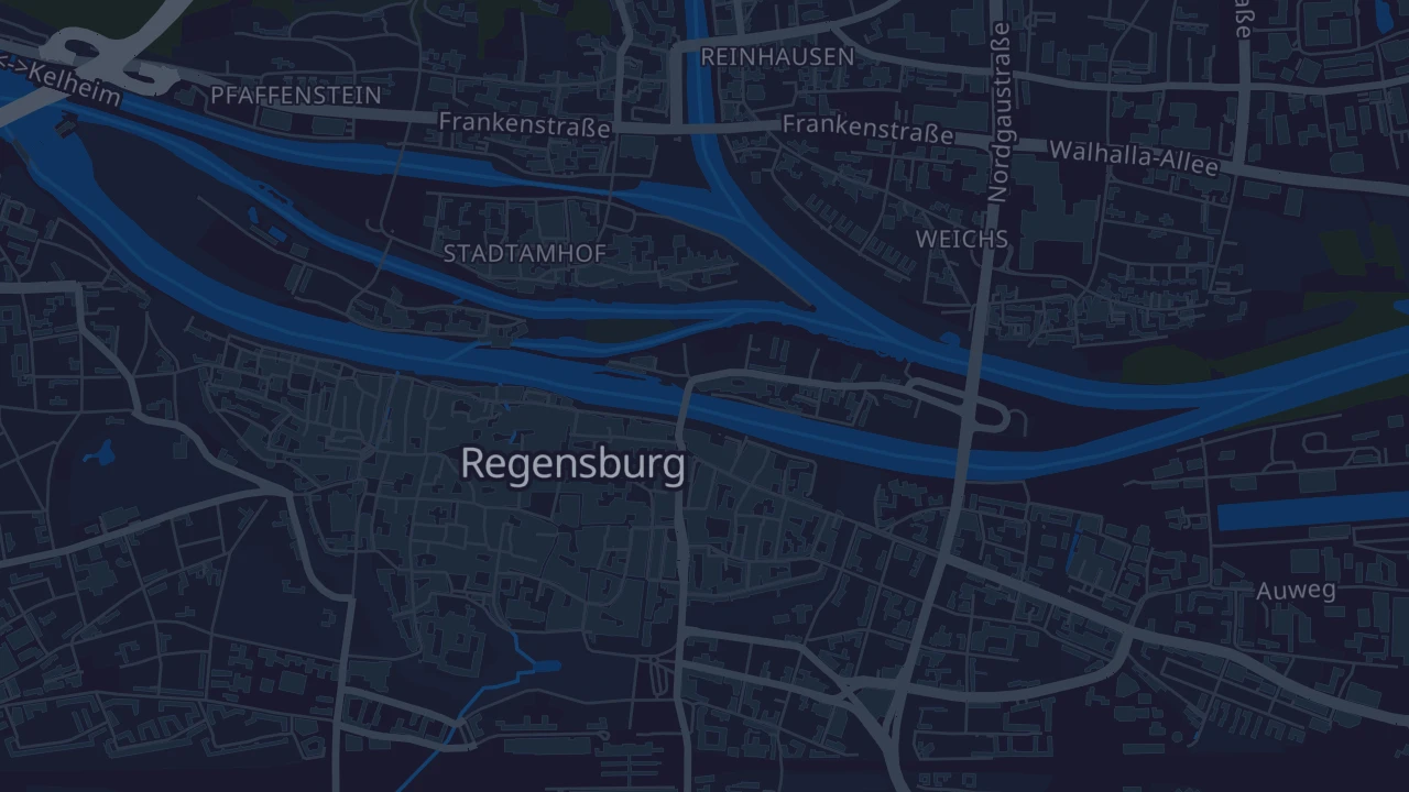 Karte von Regensburg