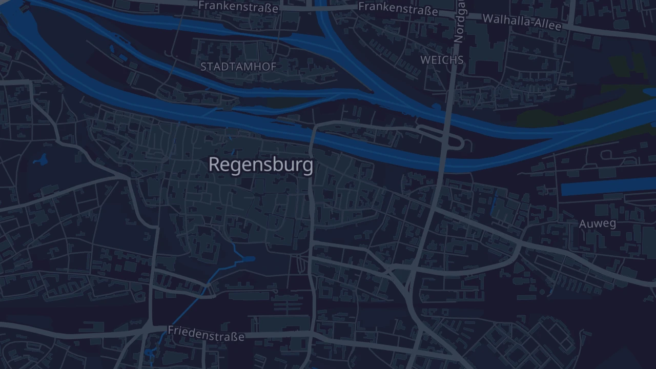 Karte von Regensburg