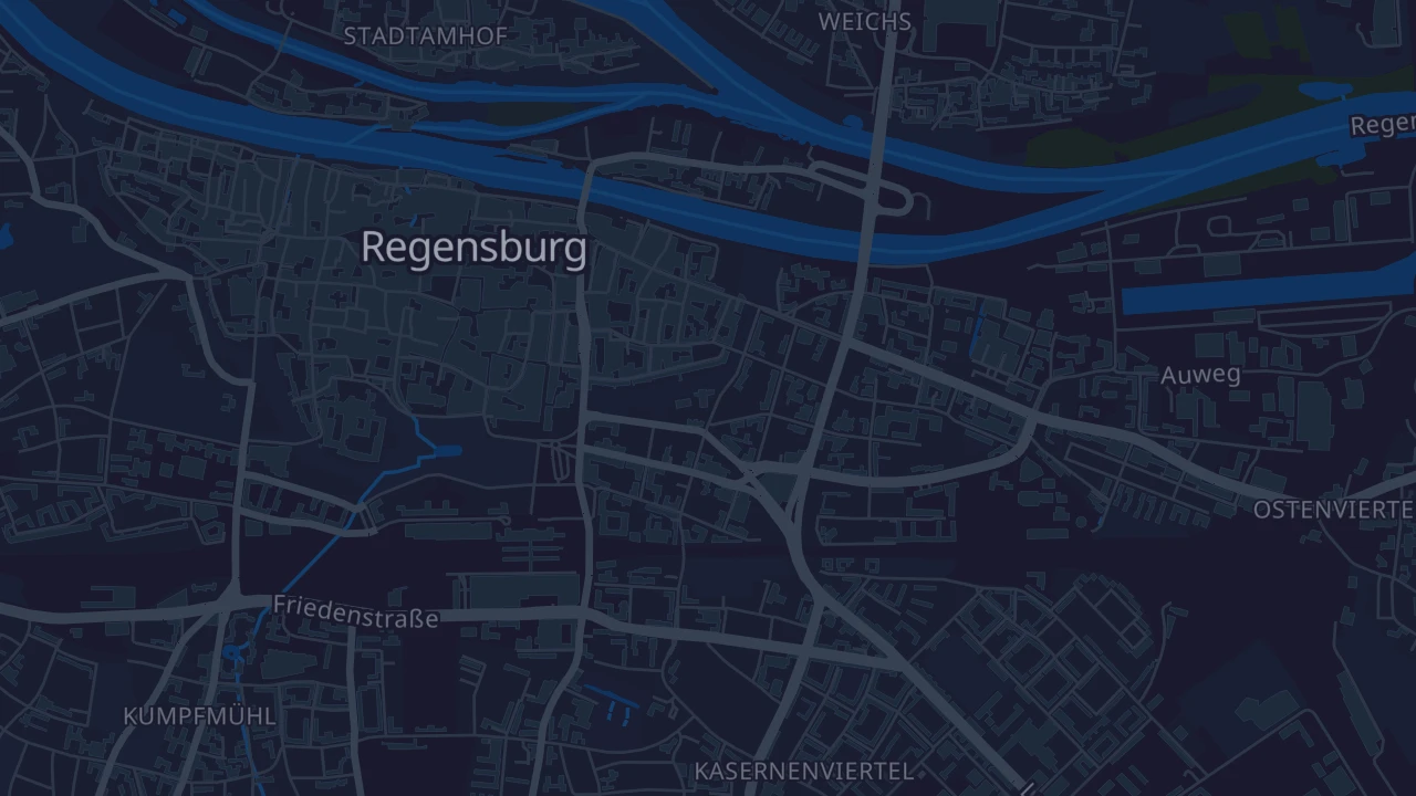Karte von Regensburg