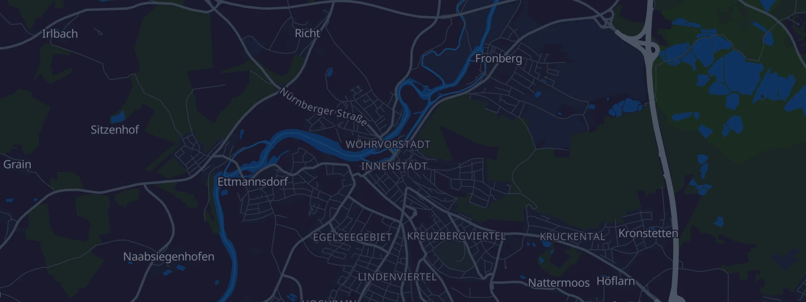 Karte von Schwandorf