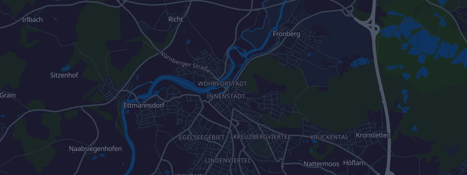 Karte von Schwandorf