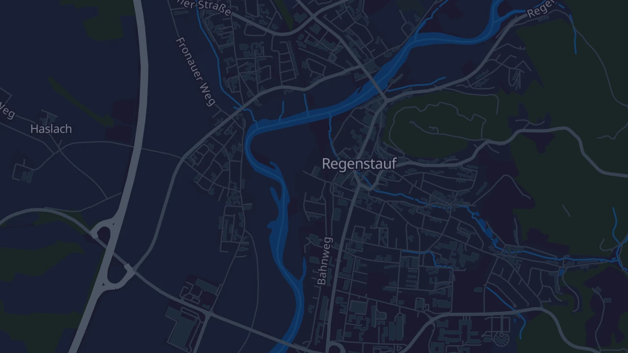 Karte von Regenstauf