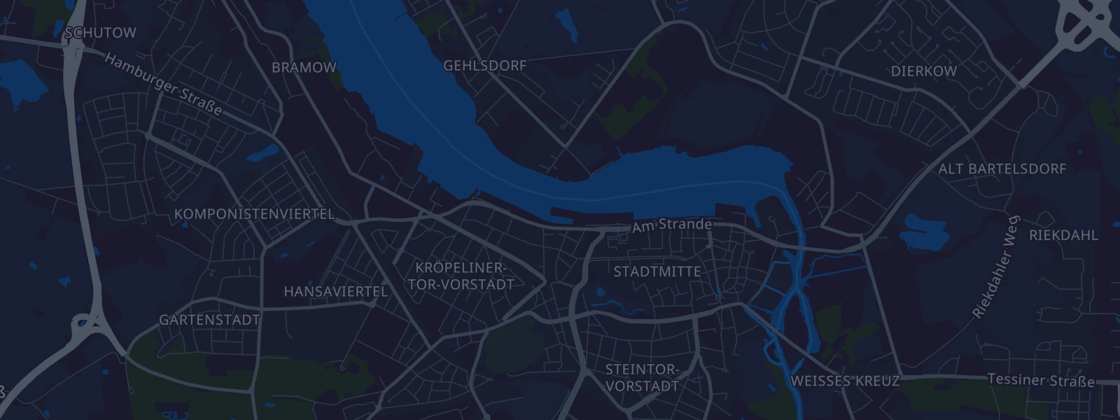 Karte von Rostock