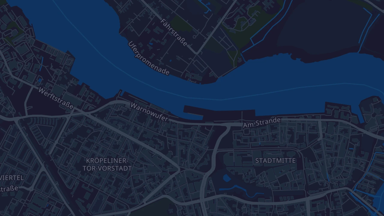 Karte von Rostock