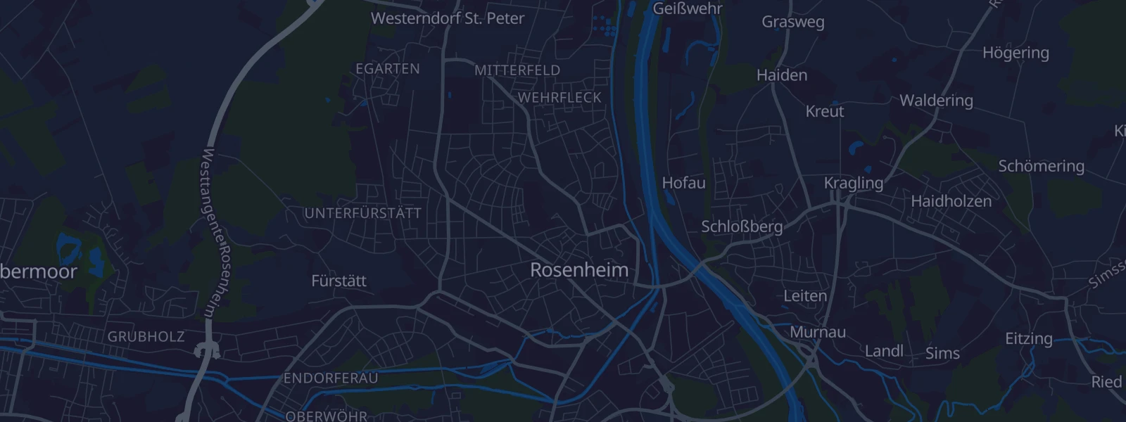 Karte von Rosenheim