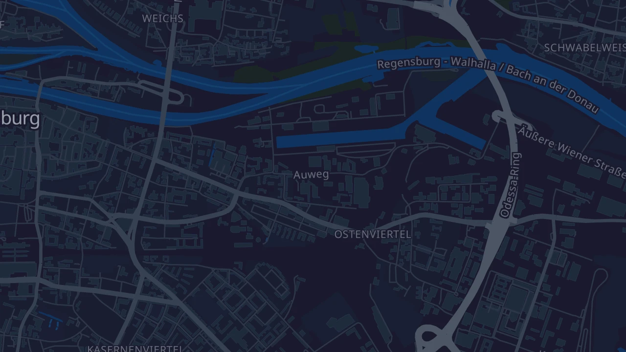 Karte von Regensburg