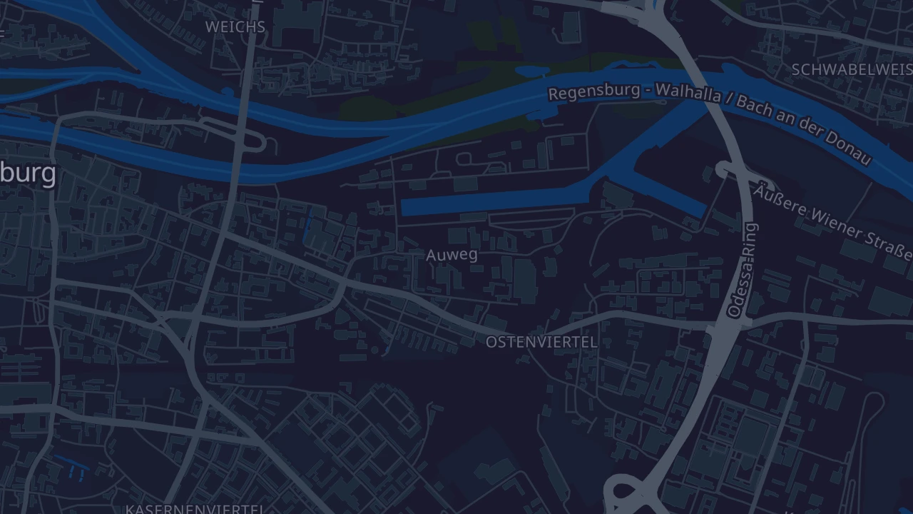 Karte von Regensburg
