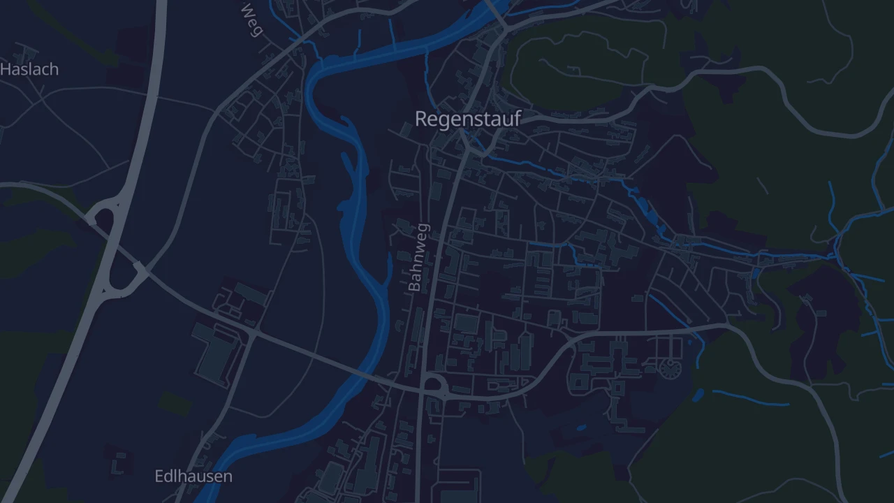 Karte von Regenstauf