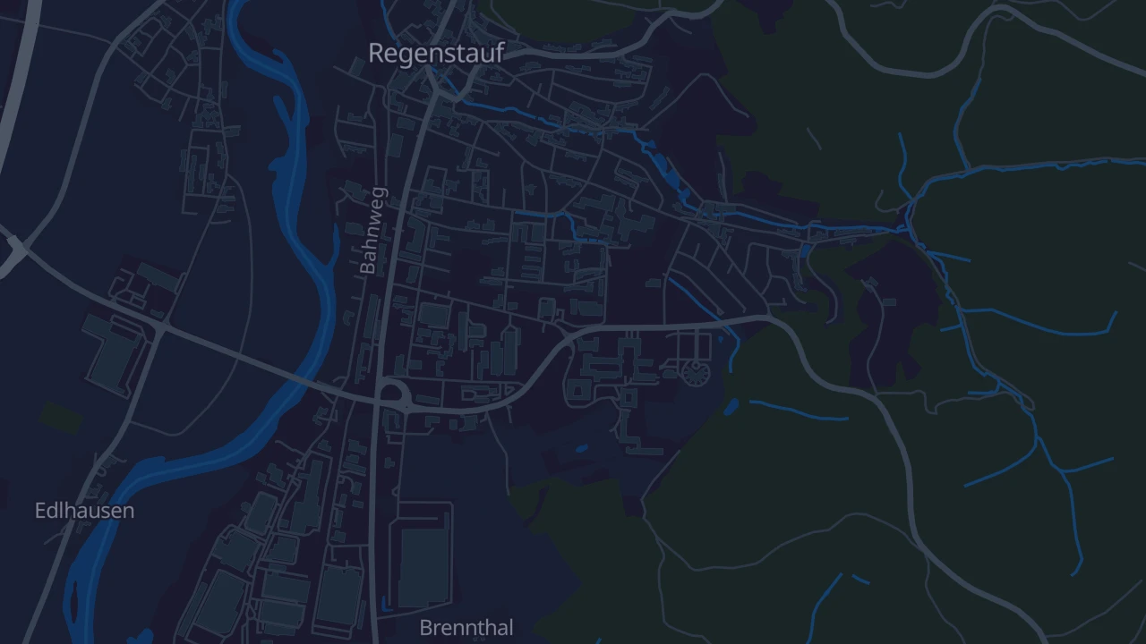 Karte von Regenstauf