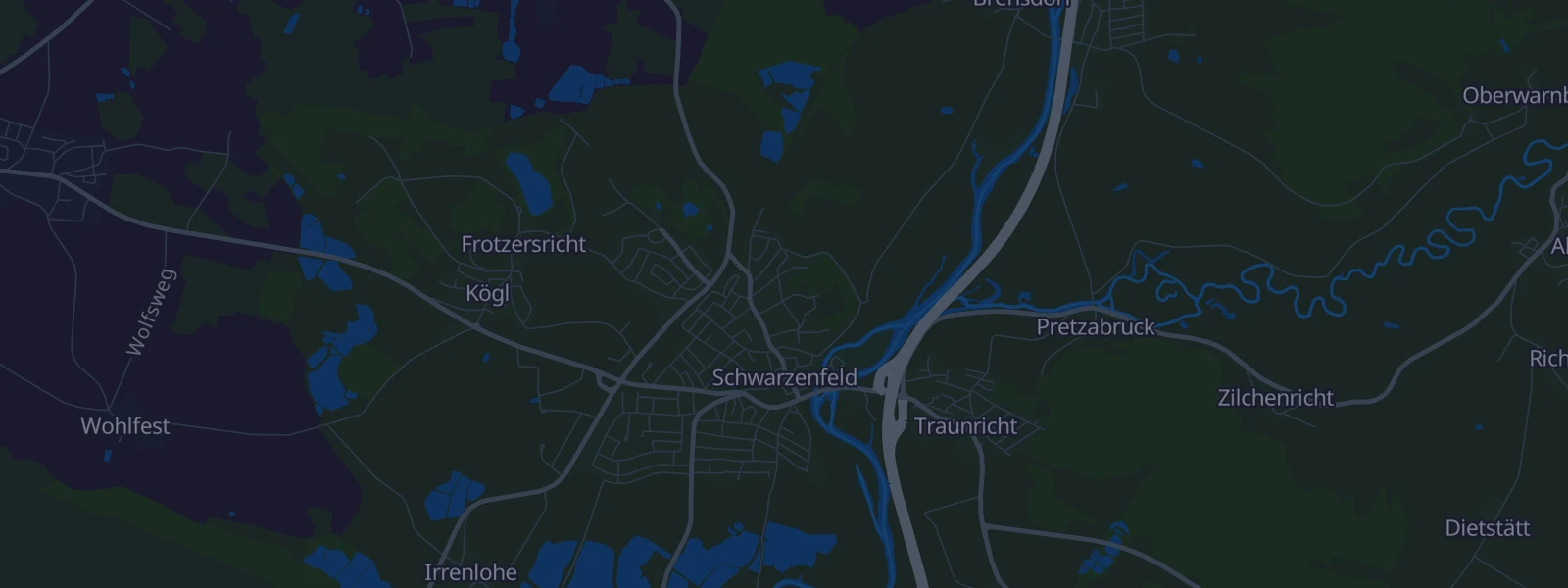 Karte von Schwarzenfeld
