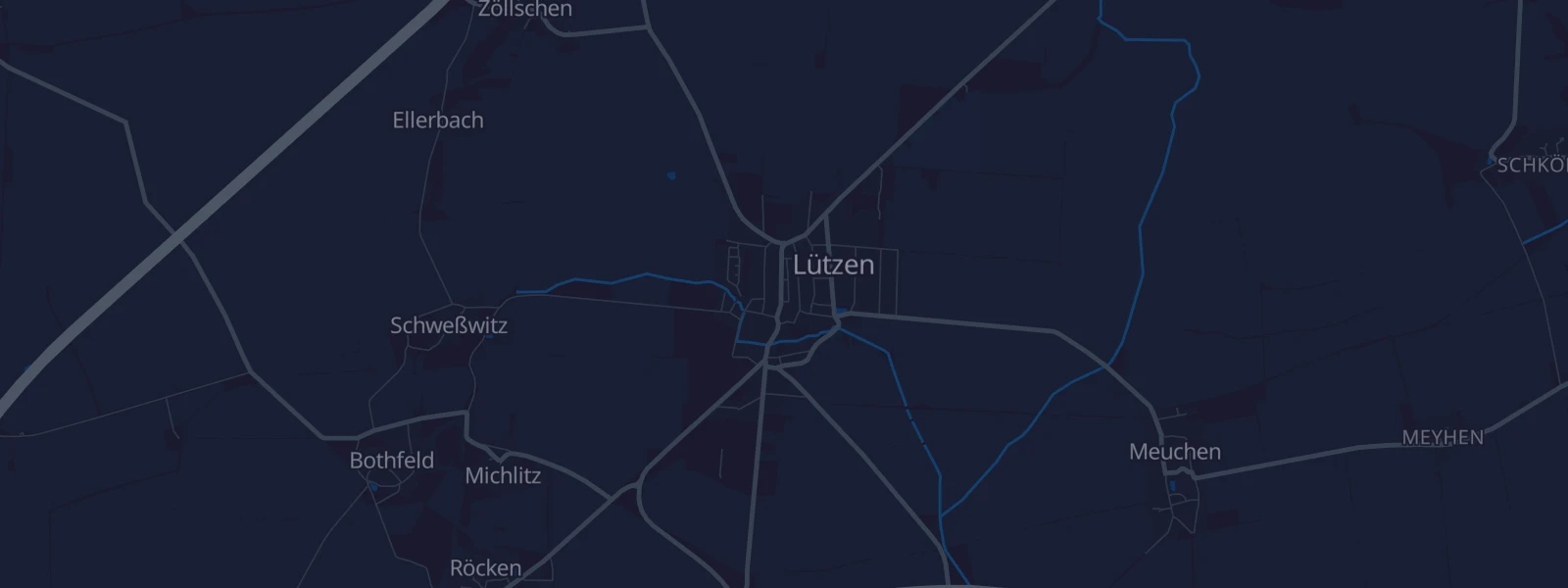 Karte von Lützen