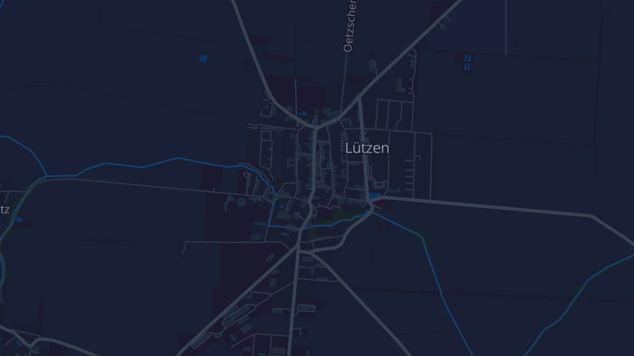 Karte von Lützen