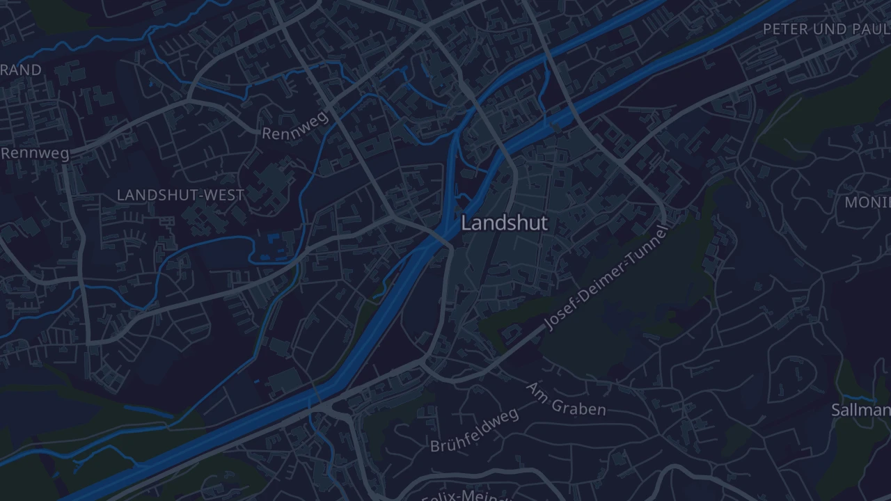 Karte von Landshut