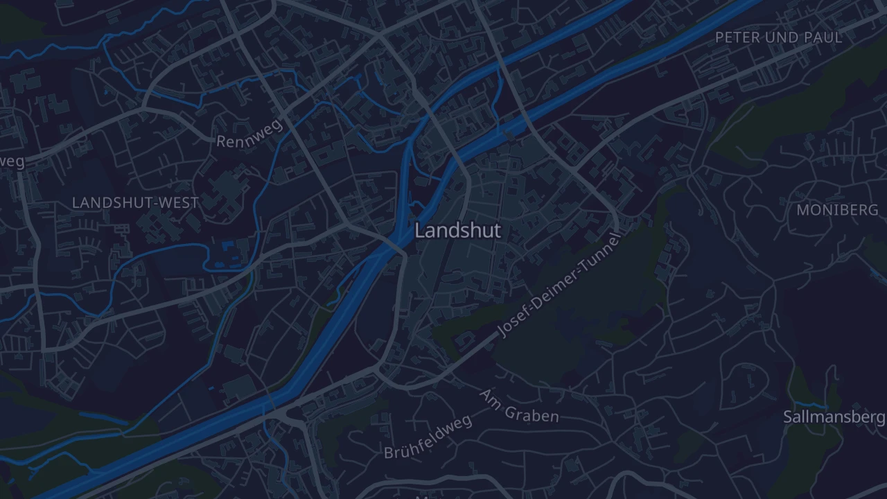 Karte von Landshut