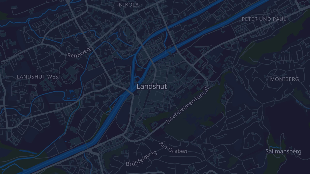 Karte von Landshut