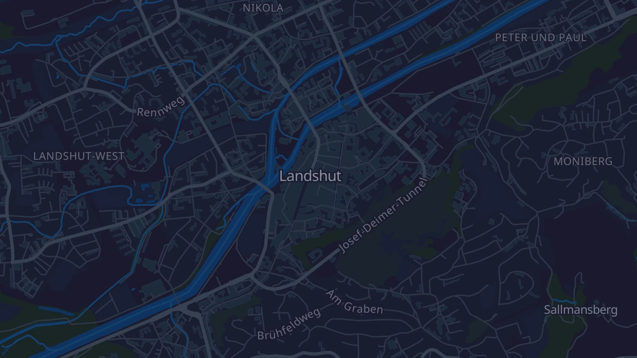 Karte von Landshut