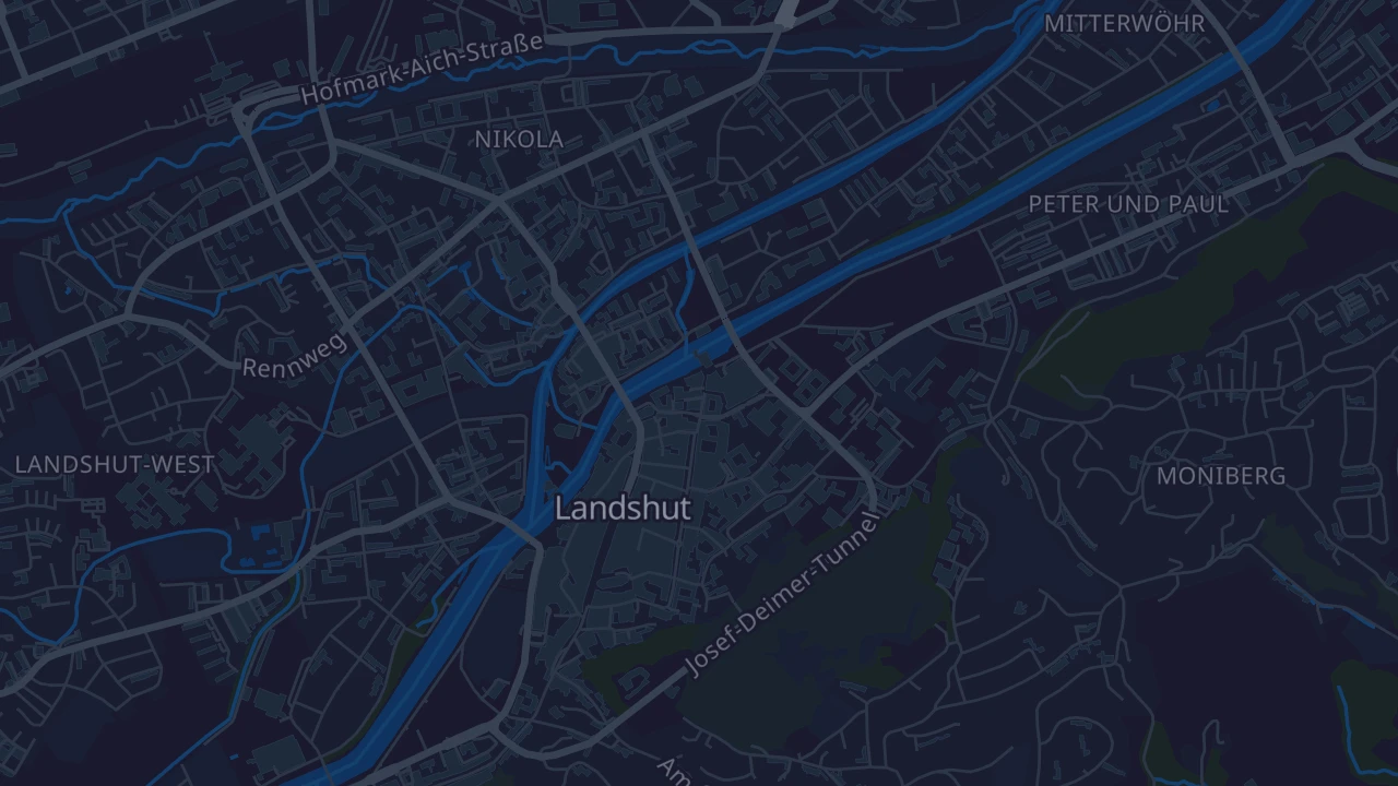 Karte von Landshut