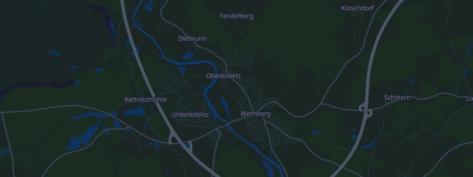 Karte von Wernberg-Köblitz
