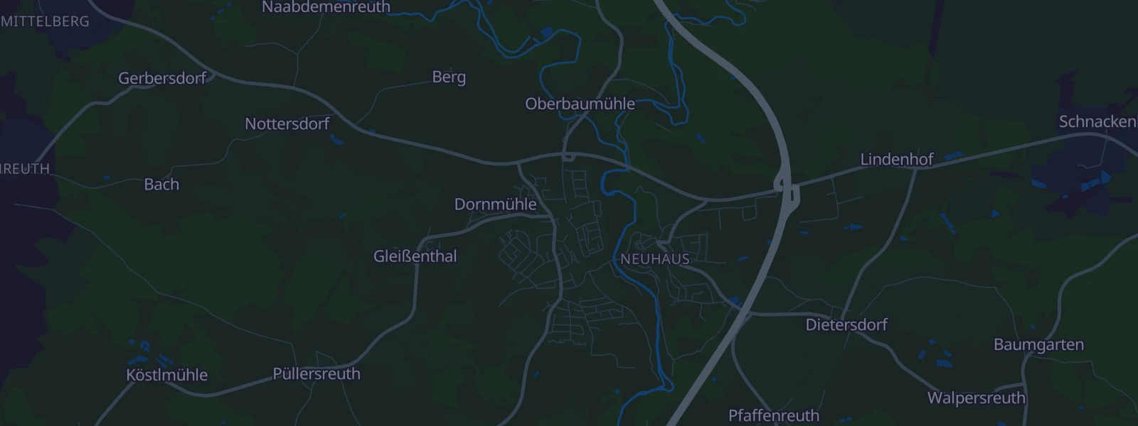 Karte von Windischeschenbach