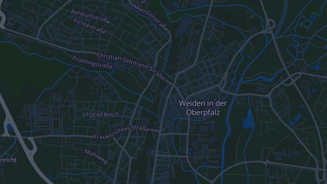 Karte von Weiden i.d.OPf.