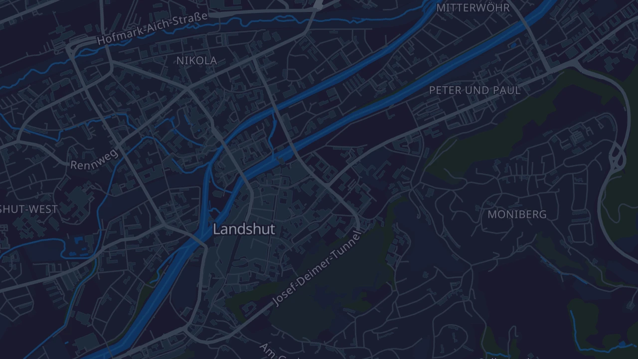 Karte von Landshut