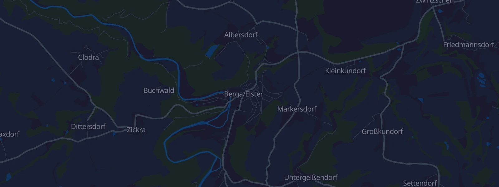 Karte von Berga-Wünschendorf