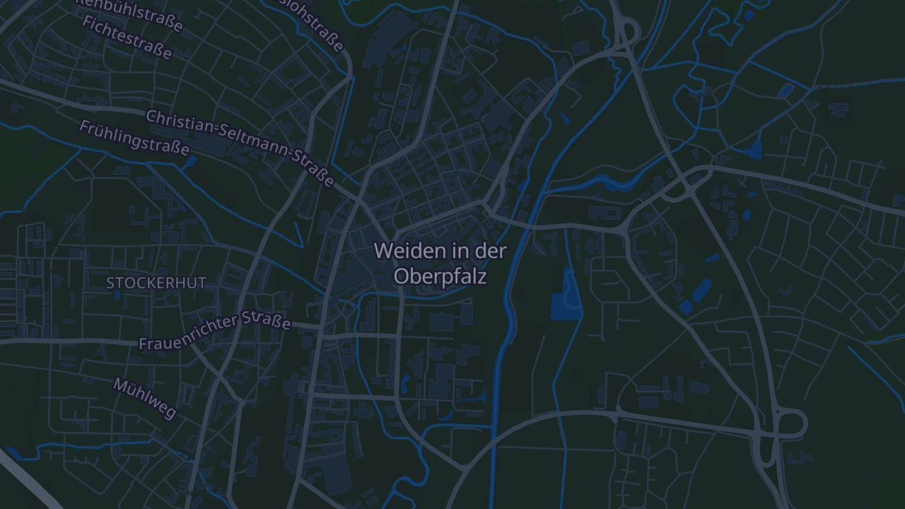 Karte von Weiden i.d.OPf.