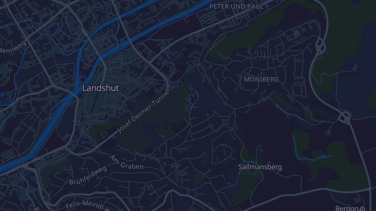 Karte von Landshut