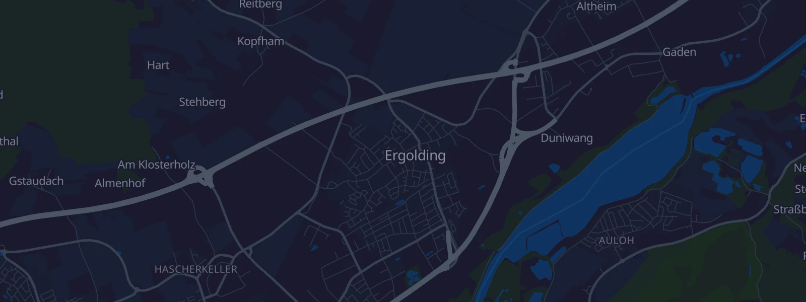 Karte von Ergolding