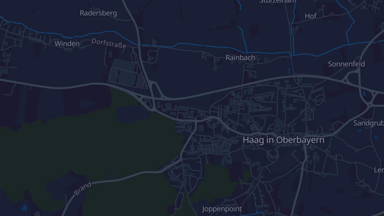 Karte von Haag in Oberbayern
