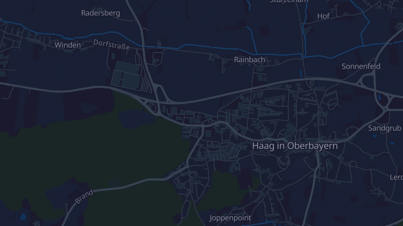 Karte von Haag in Oberbayern