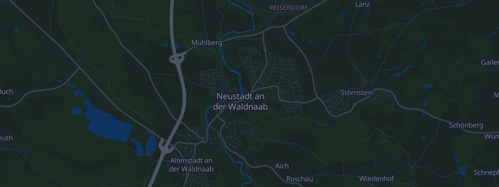 Karte von Neustadt a.d. Waldnaab