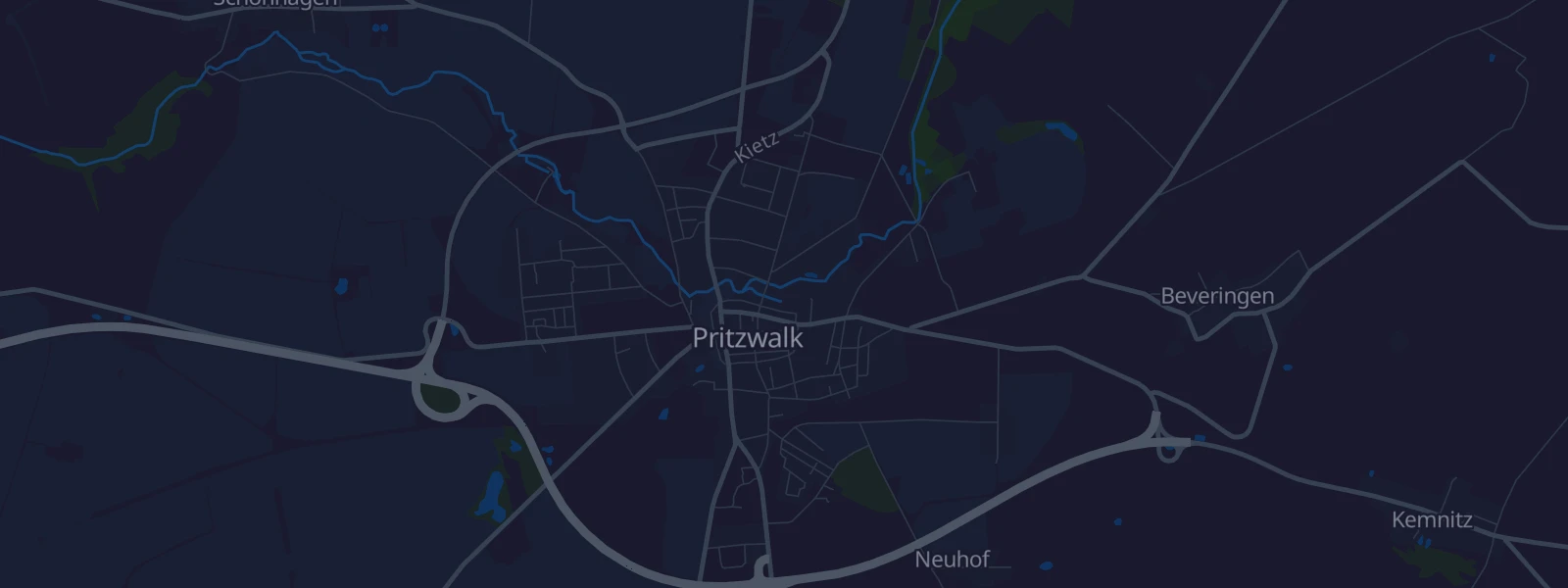 Karte von Pritzwalk
