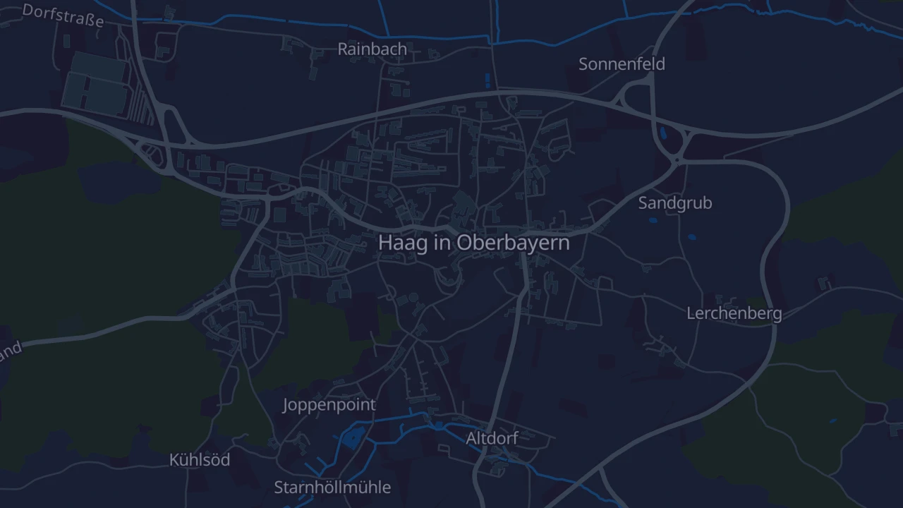 Karte von Haag in Oberbayern