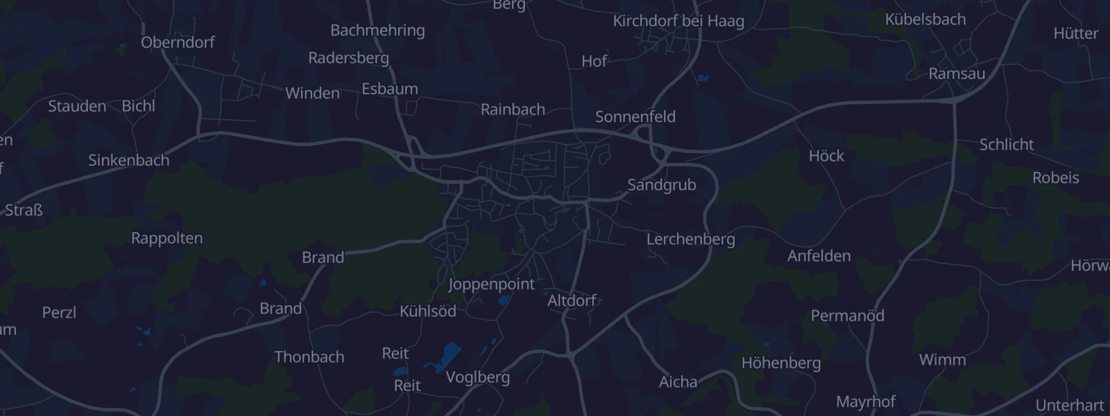 Karte von Haag in Oberbayern