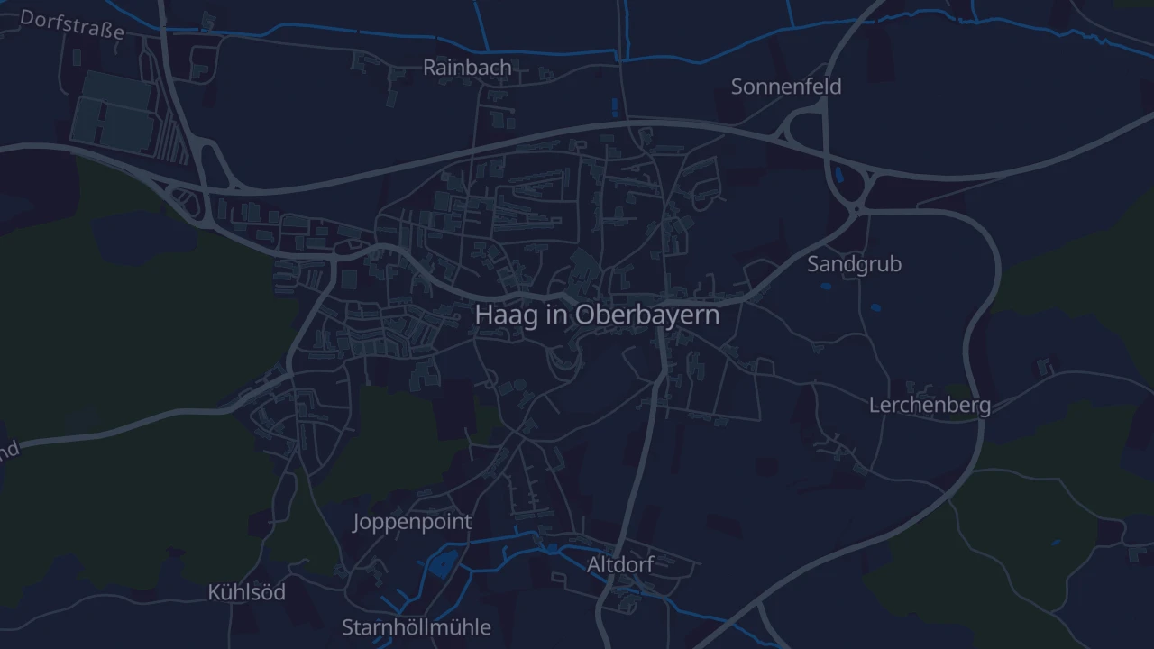 Karte von Haag in Oberbayern