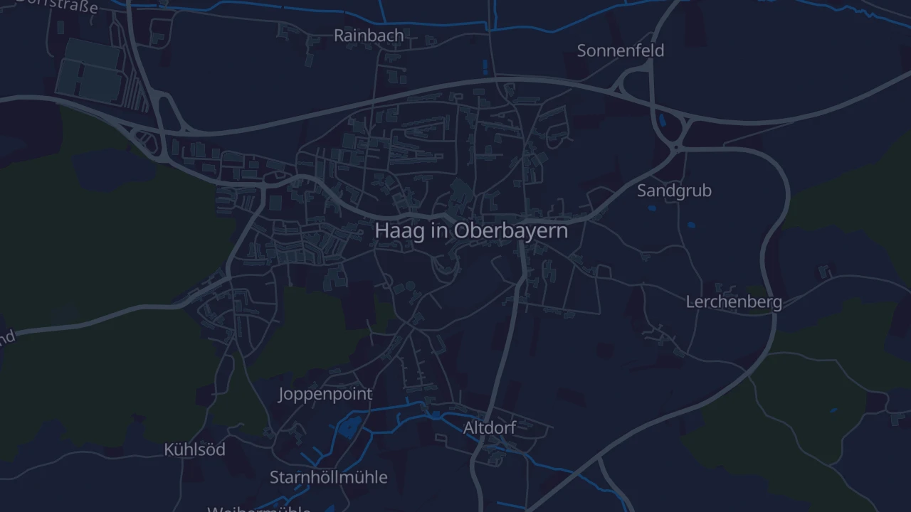 Karte von Haag in Oberbayern