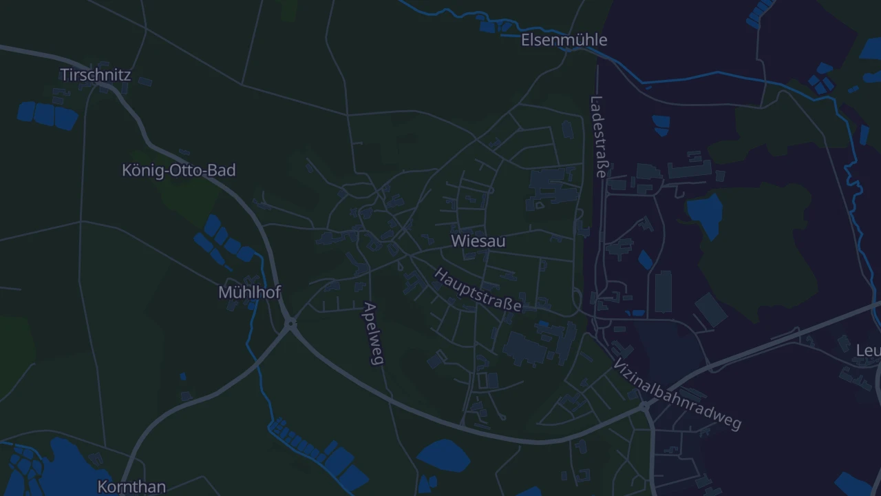 Karte von Wiesau