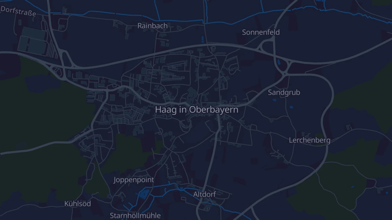 Karte von Haag in Oberbayern
