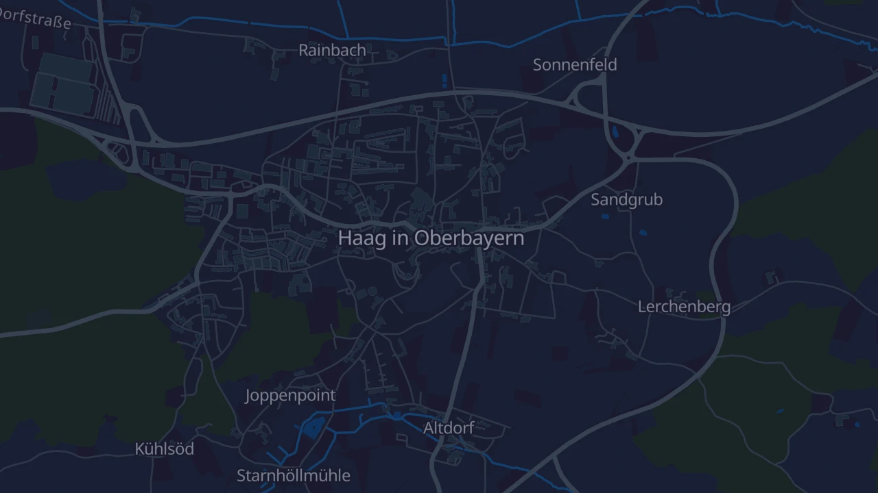 Karte von Haag in Oberbayern