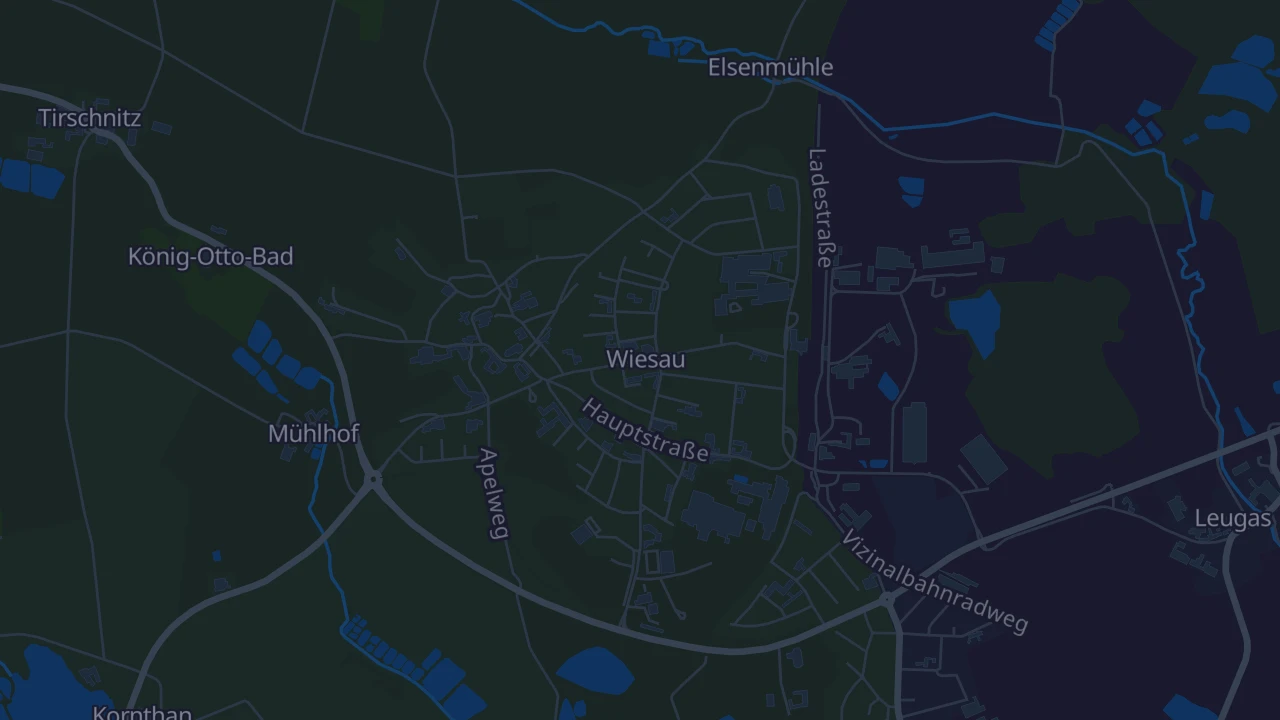 Karte von Wiesau
